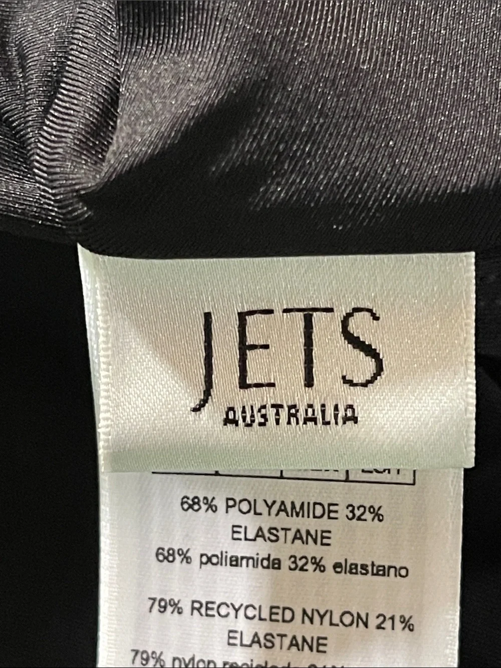 JETS Australia JETS Versa High Neck Halter One Piece Size 4 NEW